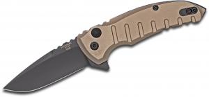 Hogue X1-MicroFlip Folding Knife - 2.75&quot; Plain Drop Point Blade with Ambidextrous Pocket Clip