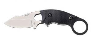 Hogue EX-F03 Clip Point Blade 2.25in. G10 Solid Black Scales 6.5in. OAL 2 Black Sheath Combo 35339