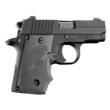 HOGUE RUBBER GRIP SIG P238 W/Finger Grooves Slate Grey