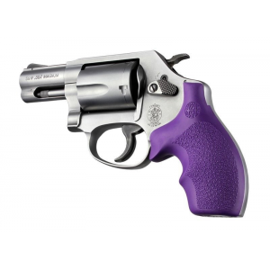 Hogue HOGUE GRIPS S&W J FRAME ROUND BUTT BANTAM PURPLE