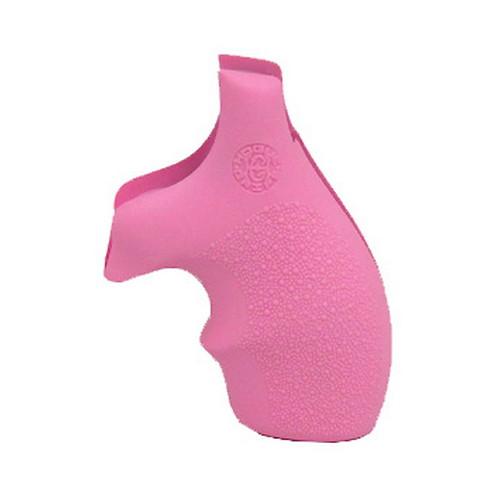 Hogue S&amp;W J Frame Round Butt Rubber Bantam Style Grip Pink