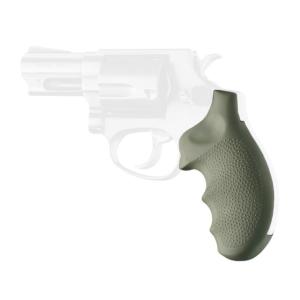 Hogue Taurus 85 Overmolded Rubber Monogrip, Olive Drab Green, 67001