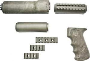 Hogue OverMolded Grip/Forend Kit, Ghillie Green - AK-47/AK-74 Standard Chinese and Russian - 74808