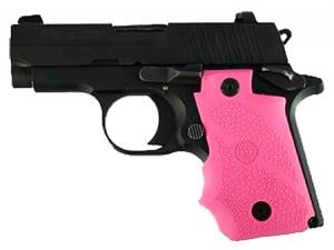 Hogue 98087 Sig Sauer P938 Rubber Grip w/Finger Grooves Pink