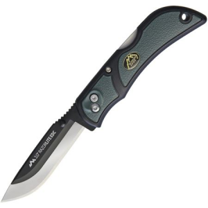 Outdoor Edge Knives RLY150 Razor Lite EDC Lockback Satin Finish 420J2 Stainless Blade Knife with Black and Gray Handle