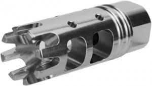 TacFire Crown Muzzle Brake, .223/5.56, 1/2x28, Stainless Steel, Small, MZ1024-SS