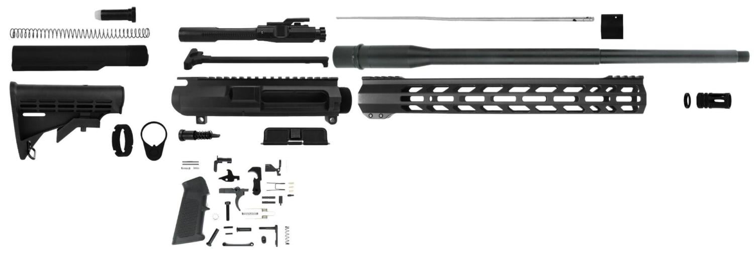 TacFire AR-10 .308 / 7.62x51 Unassembled Rifle Kit w/ Lower Parts Kit 20"