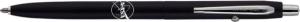 Fisher Space Pen Shuttle Space Pen with Chrome Accents and NASA Meatball Logo, Matte Black/Chrome, CH4BC-NASAMB