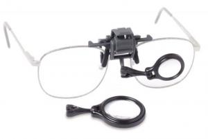 Carson OcuLens 5x / 7x Clip-on Adjustable Eyeglass Magnifier Loupe Set OL-57