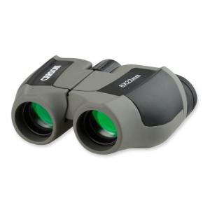 Carson Scout 8x22mm Porro Prism Binoculars, Matte, Gray/Black, JD-822
