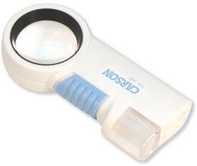 Carson MagniFlash 11x Magnifier Loupe, White CP-40