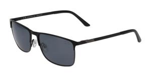 Jaguar 37368 Sunglasses, Black-Grey Frame, Polarized Lens, 58-14-145, JG37368586100