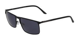 Jaguar 37366 Sunglasses, Black-Grey, Mirror Lens, 60-16-145, JG37366606100