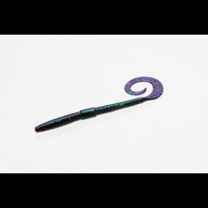 Zoom Baits Shakey Tail Soft Worm Lure 6" 20pk - Junebug