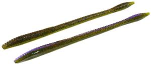 Zoom Trick Worm, 20 Pack, 6.5in, Purple Passion, 006058X