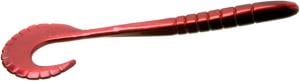 Zoom G-Tail Worm, 6in, Red Shad, 086029X