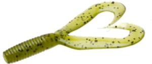 Zoom Creepy Crawler Tail Grub/Trailer, 16 Pack, 3in, Watermelon Seed, 020019X