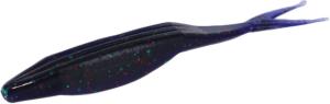 Zoom Super Fluke Jr Baitfish Imitator, 10 Pack, 4in, Junebug Red, 056177X