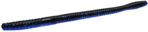 Zoom Magnum Trick Worm, 8 Pack, 7in, Black Sapphire, 115100X