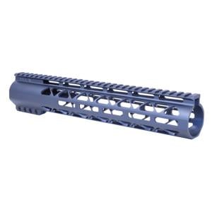 Guntec USA 12in AIR-LOK Series M-LOK Compression Free Floating Handguard With Monolithic Top Rail .308 Cal, Anodized Grey, GT-12ALC-308-GREY