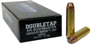 DoubleTap Ammunition 450B300SP 450Bushmaster 300gr 20 Per Box/25 Case 183131
