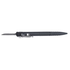 CobraTec Knives CNCOTFPBLKGEN2 Tactical Pen Gen II Black Aluminum D2 Steel Blade, Includes Pocket Clip