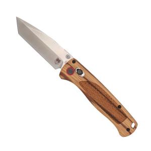 CobraTec Zebrawood Bar Lock Assisted Opening Folding Knife Tanto Blade Zebrawood Silver 1410189