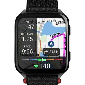 Garmin Venu X1 Moss/Titanium Smartwatch w/Moss ComfortFit Nylon Band 010-02980-01