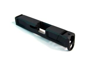 Gun Cuts Raider Slide for Glock 26, No Optic Cut, Sniper Gray, GC-G26-RAI-SGR-NO