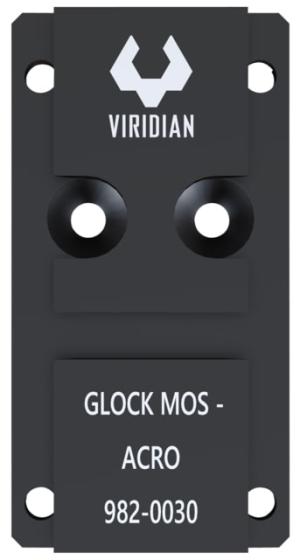 Viridian 9820030 RFX45 Glock MOS Mounting Adapter Black