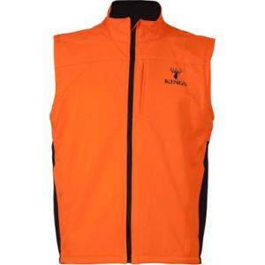 Kings Soft Shell Vest Blaze 2X-Large KBZ425-BZ/DS-2XL
