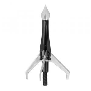 Rocket Broadheads Siphon XB 3-Blade Expandable 1-3/4" Cutting Diameter 100 gr - Black