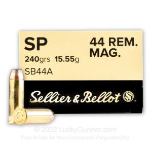 44 Mag - 240 gr SP - Sellier & Bellot - 600 Rounds