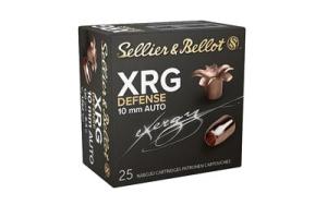 Sellier &amp; Bellot XRG Defense Copper 10MM 130-Grain 25-Rounds JHP