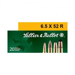 Sellier and Bellot 6.5X52R SP 117GR 20rds