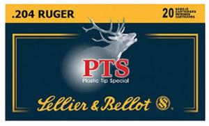 Sellier & Bellot Centerfire Rifle Ammo - .204 Ruger - 32 Grain - 20 Rounds