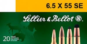Sellier & Bellot Centerfire Rifle Ammo - 6.5 X 55 Swedish - 131 Grain - 20 Rounds