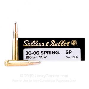 30-06 - 180 gr SP - Sellier & Bellot - 400 Rounds