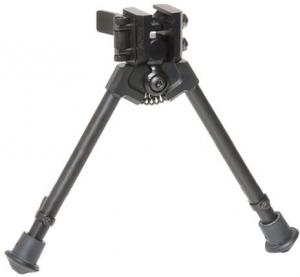 Versa-Pod 300 Series Rubber Feet Pan-Tilt Bipod, Matte Black, 9 in.-12 in. High 350-926