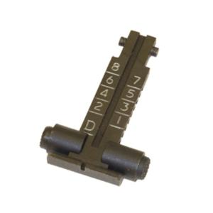 Poly Technologies Rear Sight Assembly - Complete AKS, Black, 7002