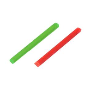 Kensight Fiber Optic Rods, Set of 2pcs, Red & Green, 0.059in Diameter, Black, 840001