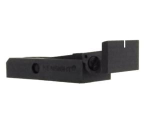 Kensight Silhouette Sight Flat Base, Fits XP100, Fully Serrated Sight Blade, 0.032in Notch, Black, 860810