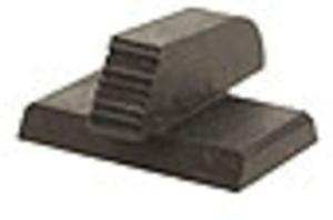 Kensight Standard Front Sight - Serrated Blade Flat Base, Black 870-218