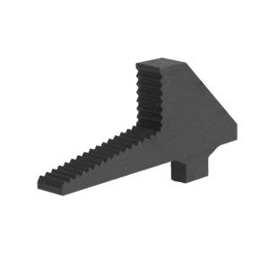 Kensight GI Series Camp Perry Style NM 1911 Front Sight, Tenon Stake-On, Fits Colt Series 80 Government Models, Later Large 0.125in Tenon, Black, 870262
