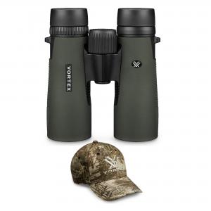 Vortex 10x42 Diamondback HD Roof Prism Binoculars GlassPak Binocular Harness Case and Cap