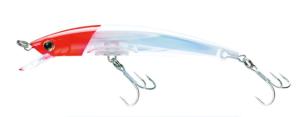 Yo-Zuri Crystal 3D Minnow Sinking Luge, 90mm, Red Head, F1148 C5