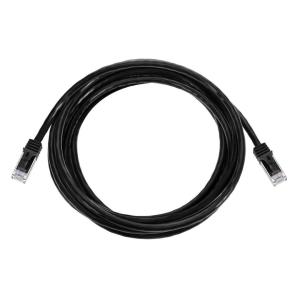 Monoprice Cat5e 10-Feet UTP, 24AWG, 350MHz, Pure Bare Copper, FLEXboot Ethernet Patch Cable (Black)