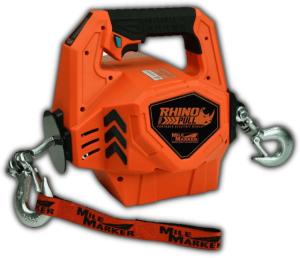 Mile Marker Rhino Pull Winch, 1000 lb, Portable, 24V, 71-1000