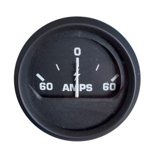 Faria Beede Instruments Ammeter Gauge 60-0-60 Amps - Black, 12822