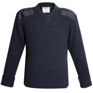Flying Cross Command Rib Knit V-Neck Sweater - Men's, Acrylic Wool, Large/2XL, 700102XLNA